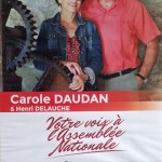 Photo affiche Legislatives 72 11,5x18 2017  G