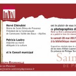 St Rémy de Provence 20 mai 2017 Exposition Allain Leprest